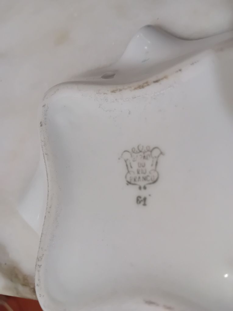 Cinzeiro em Porcelana Antigo Barão do Rio Branco