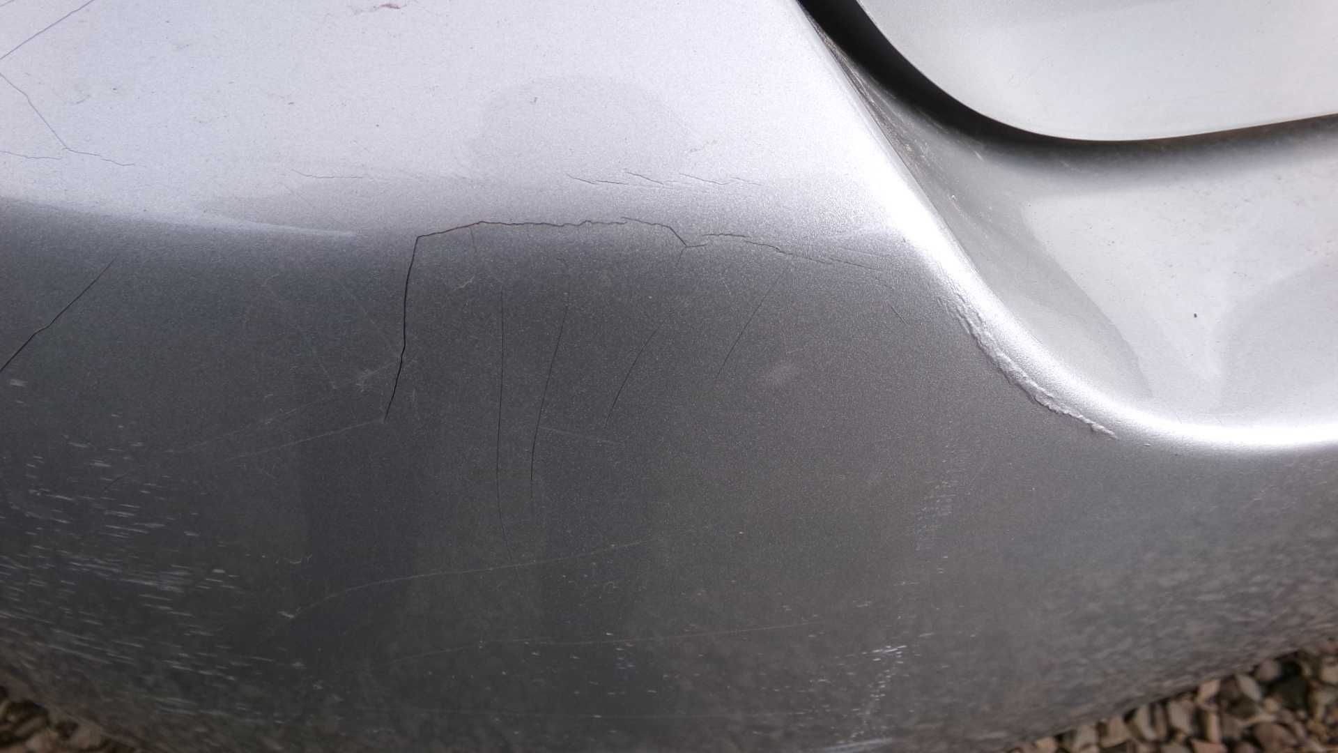 Mar5 Zderzak tylny tył srebrny 199 toyota corolla e12 HB wysyłka