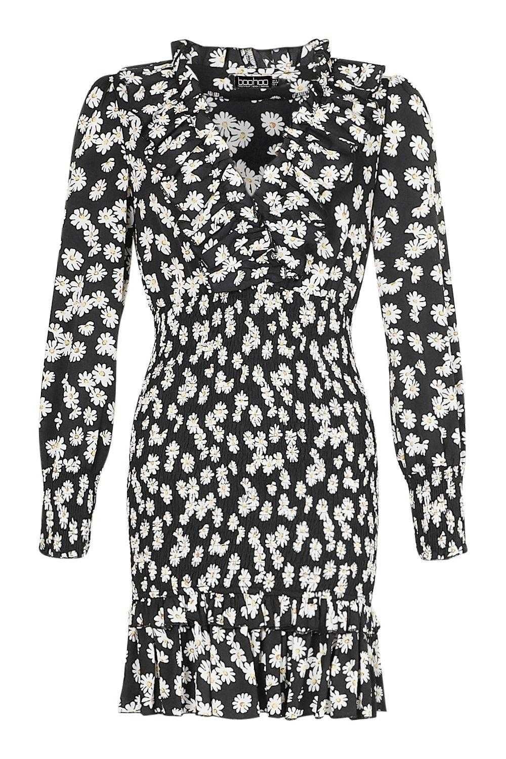 sukienka    boohoo - piękne margaretki elegancka