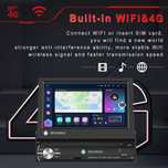 Radio ecrã 7 
Android, Wi-Fi GPS  2gb RAM  64gb Rom