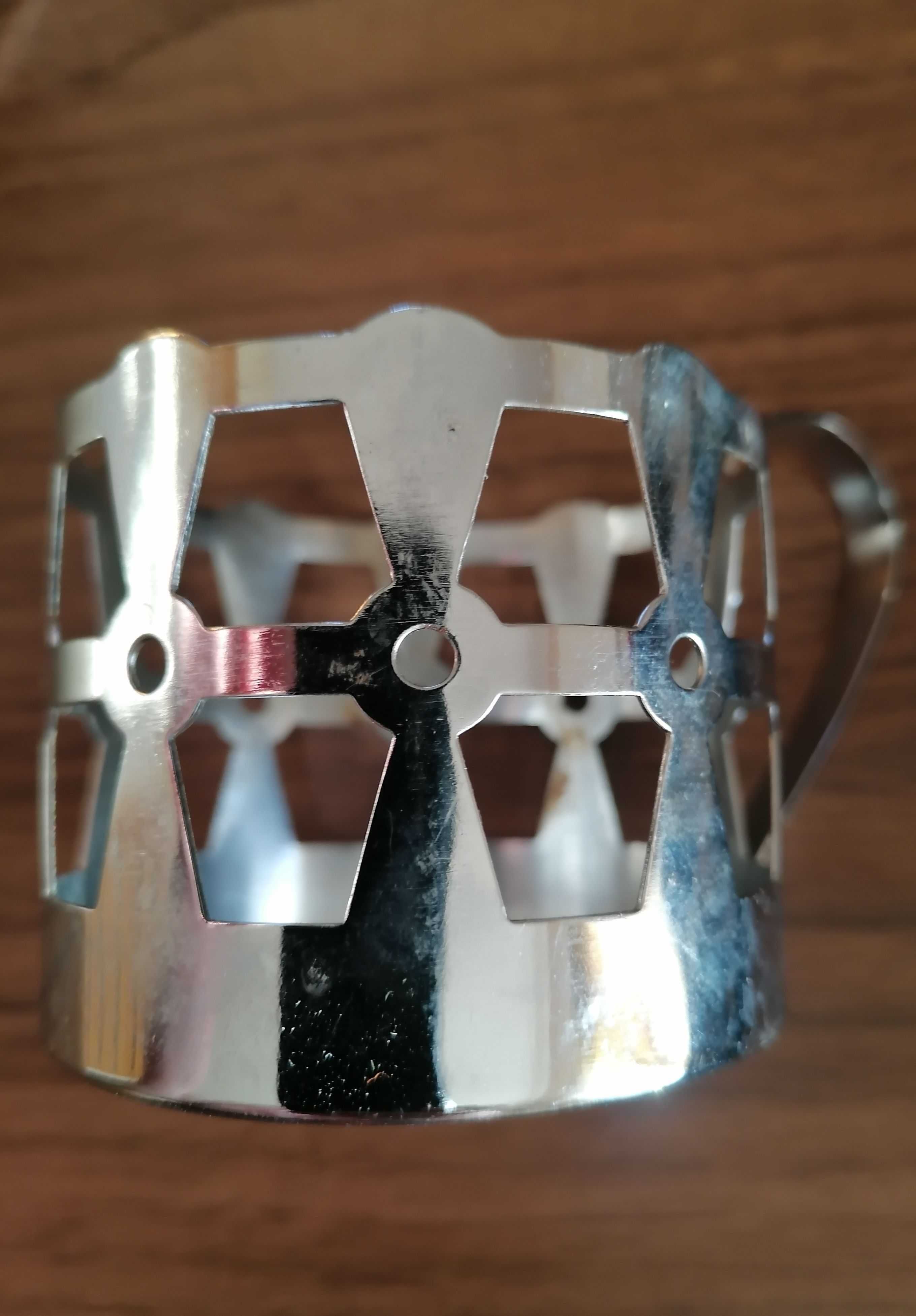 Koszyczek metalowy,uchwyt do szklanki.