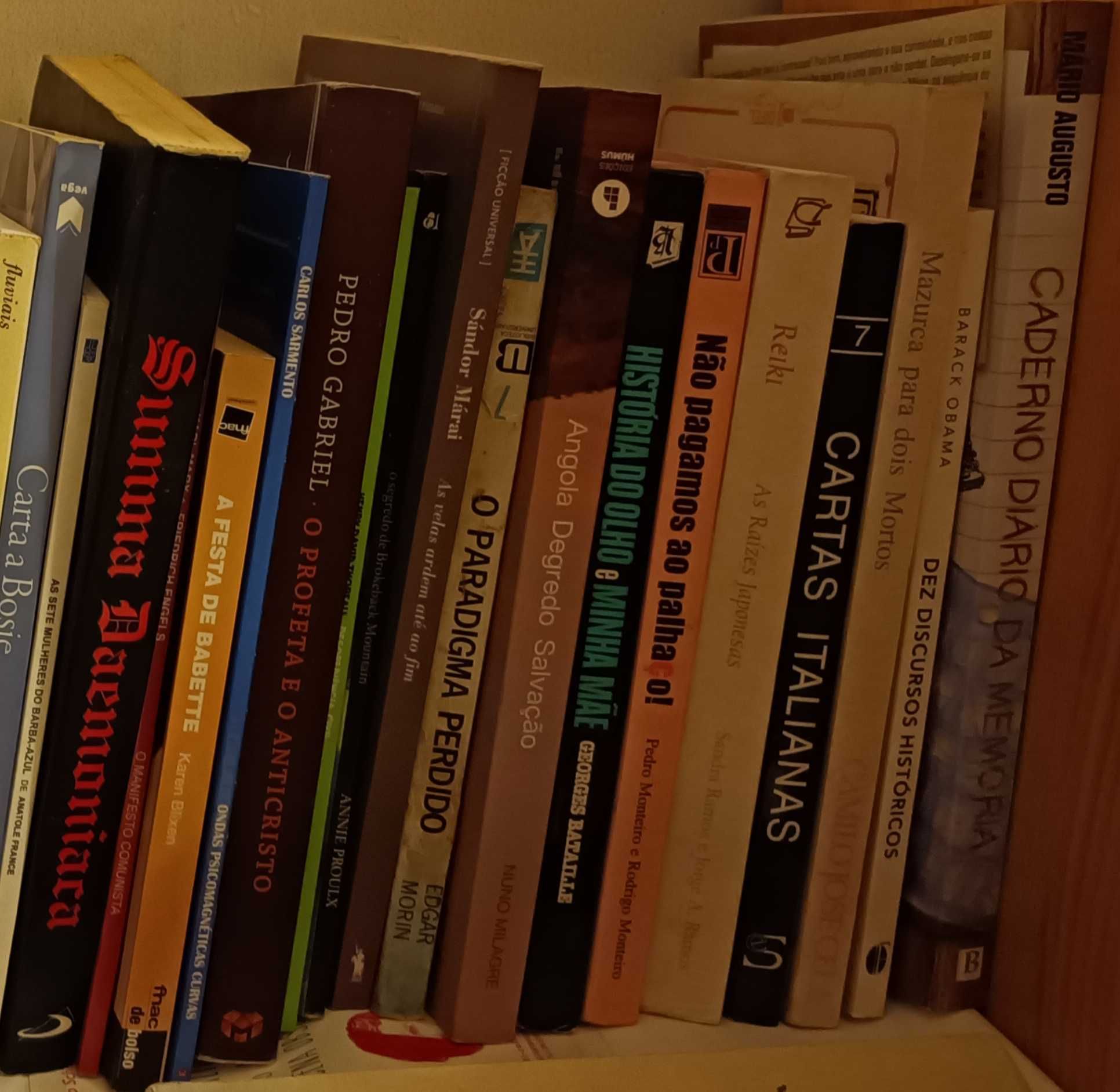 Livros vários temas - lista disponíveis