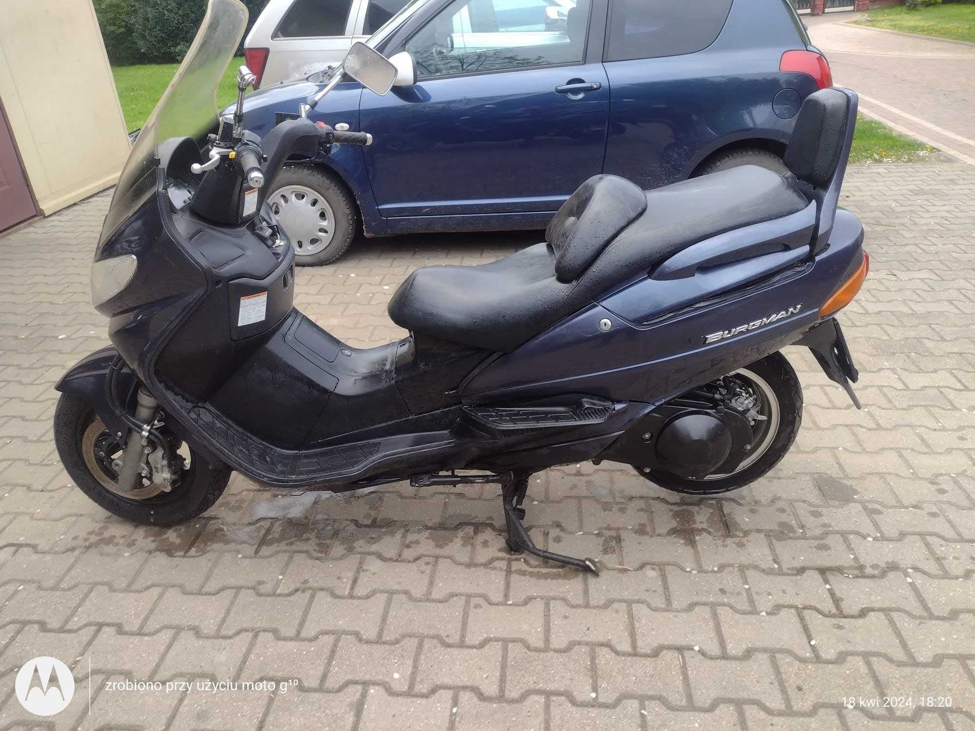 Suzuki Burgman 2000r. Na części lub w całości. Bez prawa rejestracji