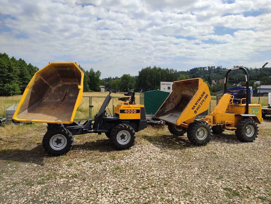 Wynajem wozidła 2 T 4x4 OBROTOWE Kiper Wywrot Wywrotka Mocne Zwinne