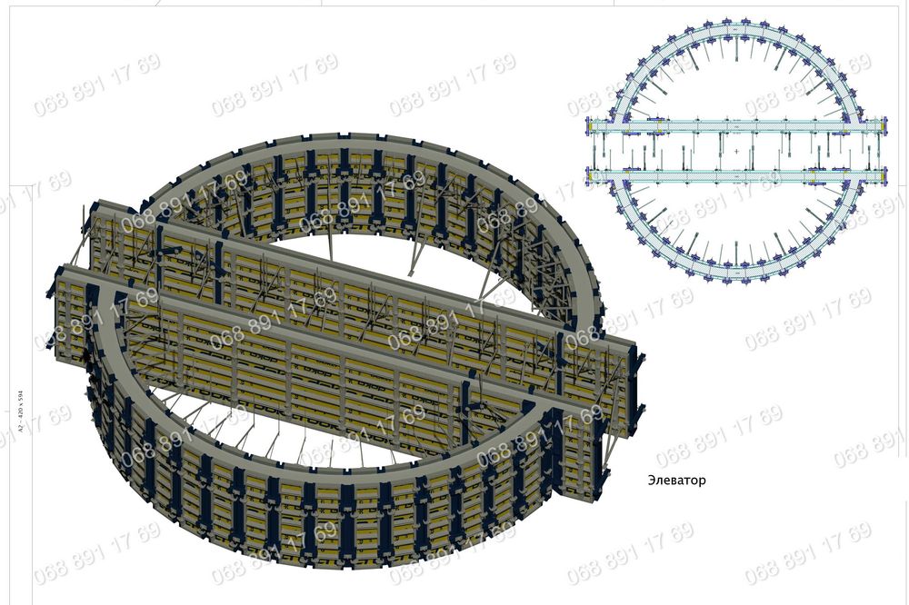 Оренда опалубки Doka: стінова, колон, перекриття, дугоутворююча