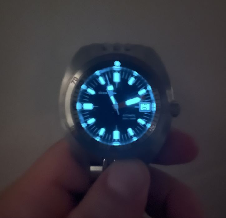 Zegarek męski Seestern sub300t, Doxa, automat, szafir, NH35, używany