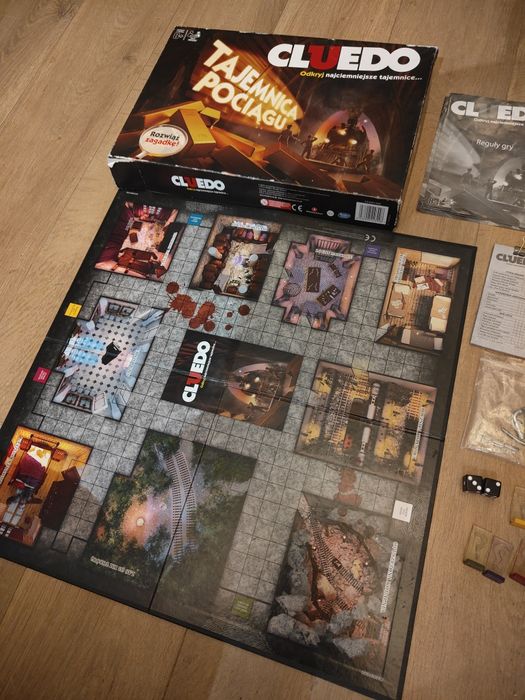 Cluedo Tajemnica pociągu - kryminalna gra planszowa