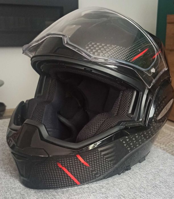 Kask Scorpion EXO-TECH Pulse z podnoszoną szczęką + Intercom