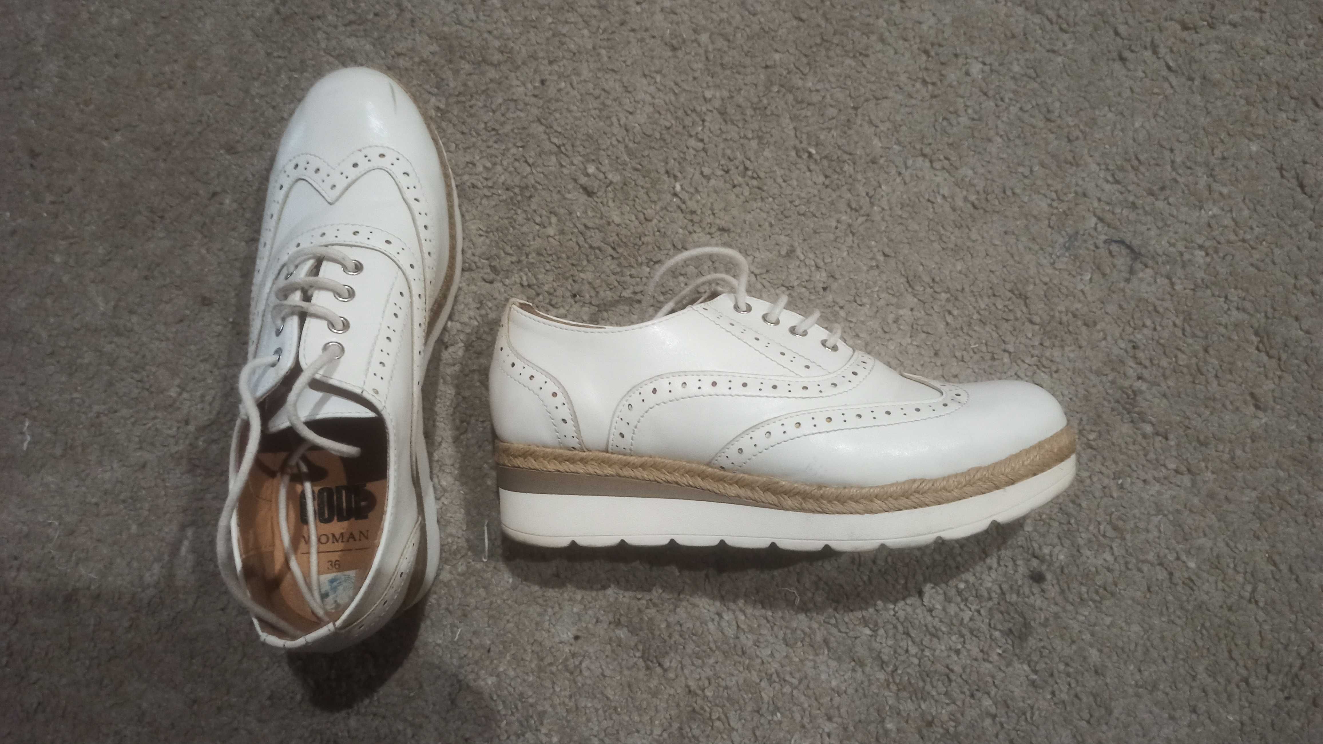 Sapatos brancos mulher 36