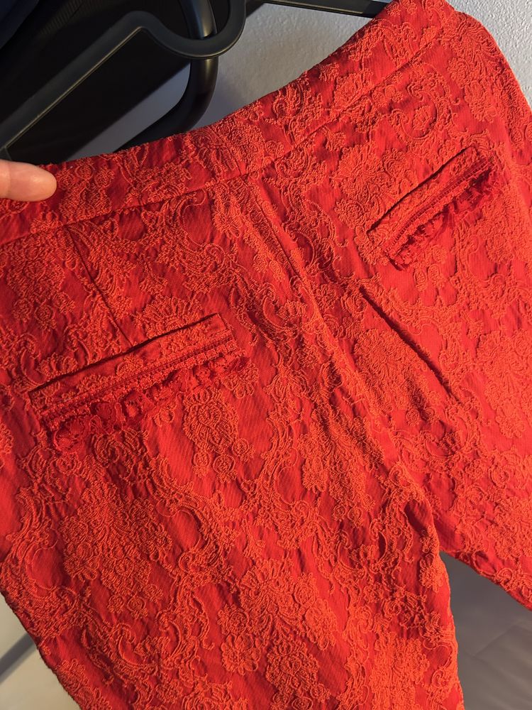 Calça zara vermelha M