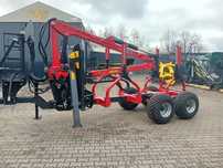 Hydrofast 9 ton  Perzyczepa do zrywki drewna ( 9 ton )