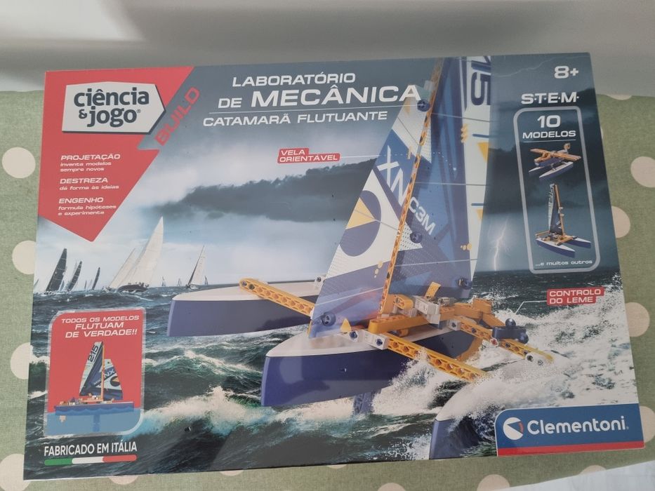 Legos construção moto 4 e barco