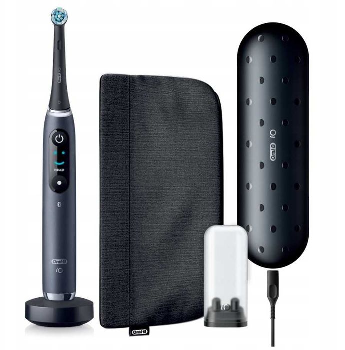 SZCZOTECZKA Oral-B io 9 CZARNA Elektryczna 7 Trybów +2 Końcówki GRATIS
