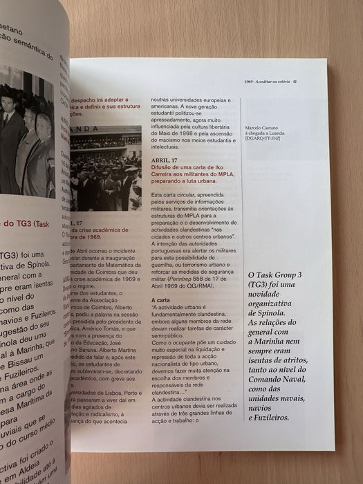 Livro “1969 - Acreditar na vitória”