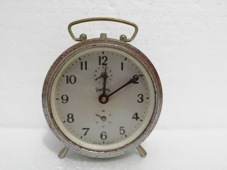 Relógio Despertador Verde Antigo