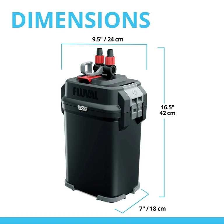 Filtro Externo  para aquarios Fluval 307 NOVO