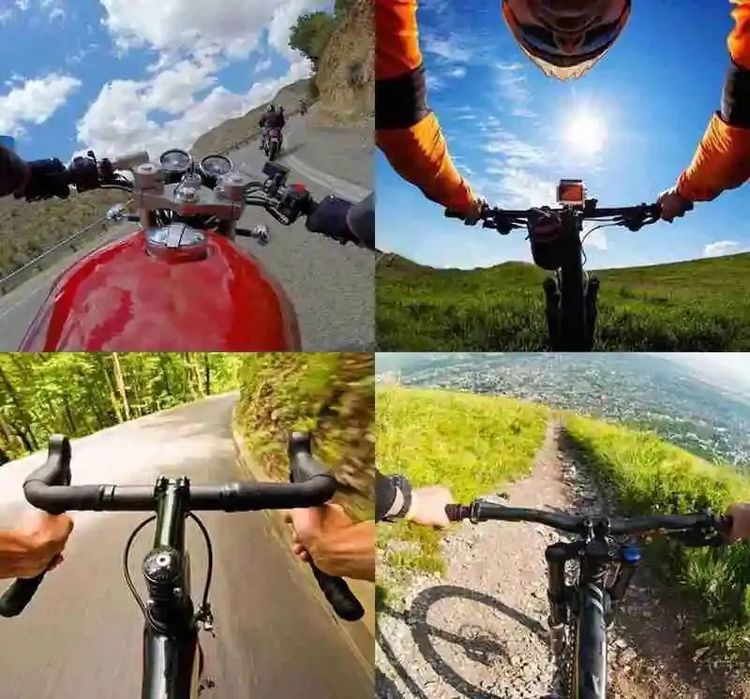 Szelki na klatkę piersiową mocowanie do kamery sportowej uniwersalne