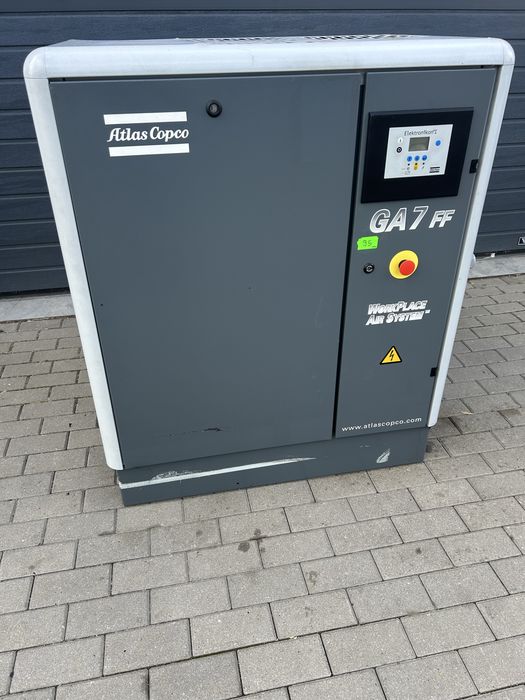 Kompresor śrubowy  ATLAS COPCO GA7 FF 7.5kw Z OSUSZACZEM