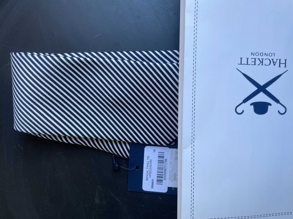 GRAVATA HACKET - CLÁSSICA NOVA / EMBALADA / COM ETIQUETA