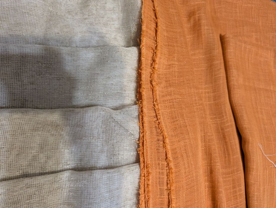 Багато нових тканин, відрізи тканин від тюлей тюль + відрізки від штор