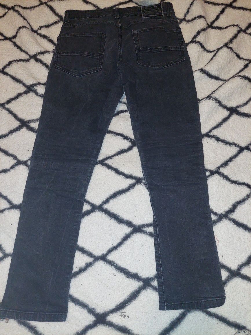 Czarne spodnie jeans rozm 38