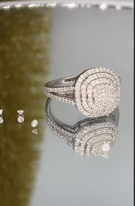 Кольцо с бриллиантами 0.80ct золото 585 натуральные бриллианты