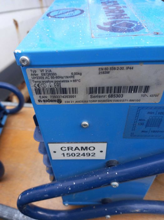 5 szt Termowentylator/Nagrzewnica EL-Bjorn VF 21A 2183 W sprawny