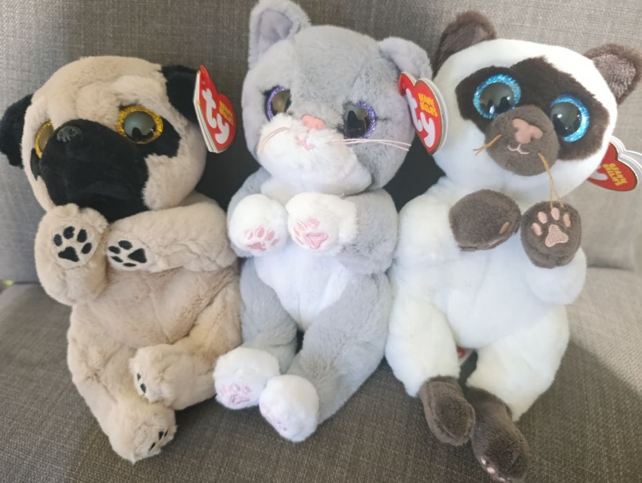 М'яка іграшка TY кіт, кошеня, котик антістрес