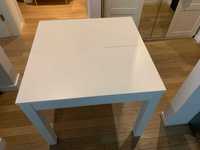 VOX stół rozkładany biały kwadrat 90x90 aż do 90x190