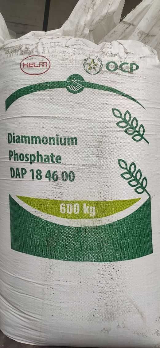 Fosforan amonu, polidap,  DAP NP 18-46 import ,big bag 600kg