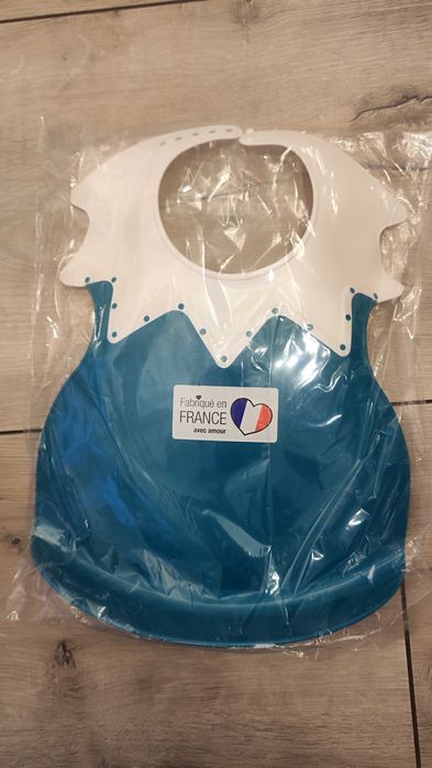 Miękki śliniak wodoodporny z kieszonką kolor szmaragdowy Thermobaby