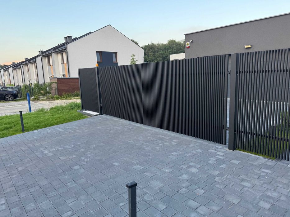 Bramy skrzydłowe przesuwne palisada 10lat gwarancja Montaż