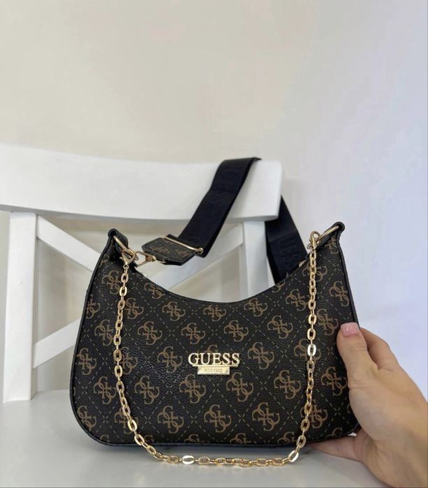 Сумка багет шоколадна