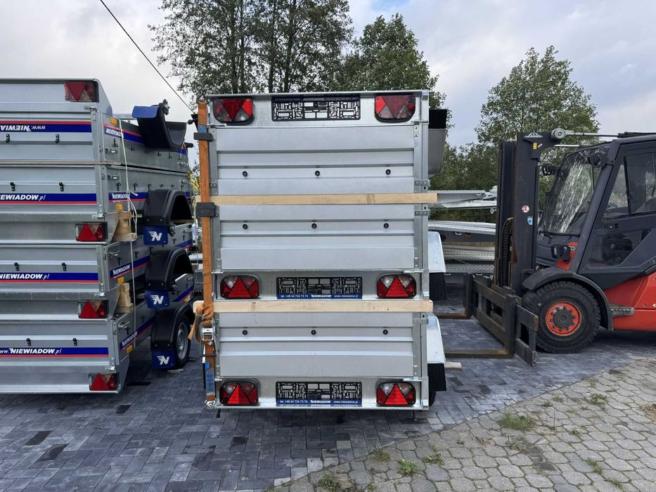 Nowa przyczepka 270x125x39cm Niewiadów BO7270T spawana dwuosiowa mocna