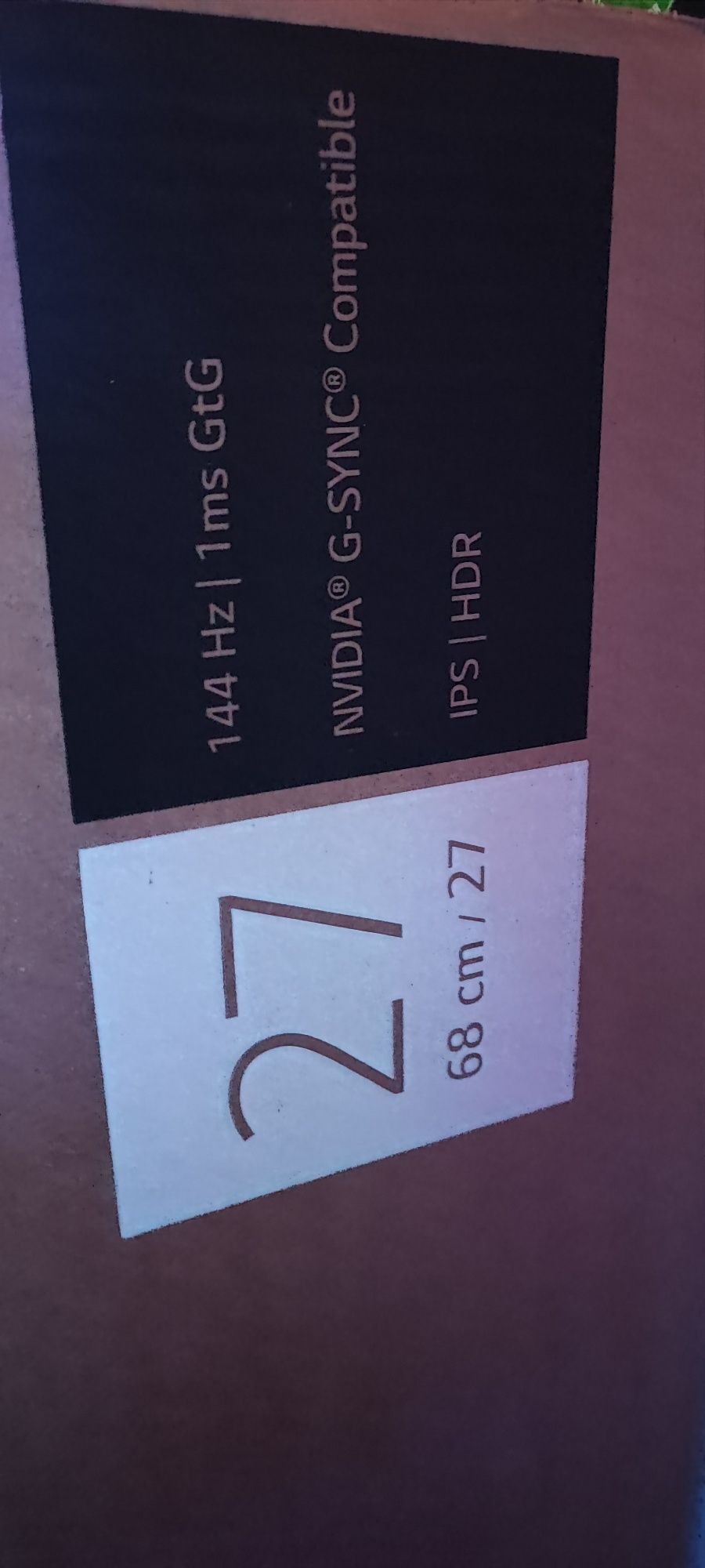 Monitor gaming 144hz g-sync