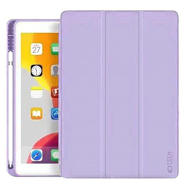 Etui Tech-Protect SC Pen na iPad 10.2" 2019, 2021 - fioletowe