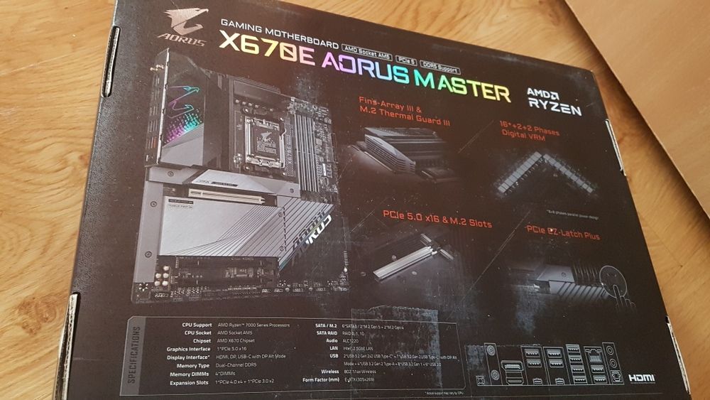Płyta główna AM5 Gigabyte Aorus X670E MASTER gwar
