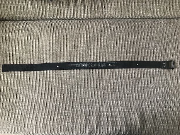 Pasek męski czarny materiałowy 105cm x 4,5 cm