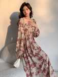 Sukienka Rozkloszowana W Kwiaty Boho Midi Casual Dazy Xs 34