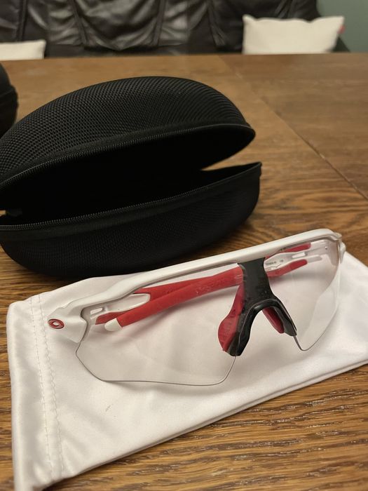 Okulary rowerowe kolarskie clear Oakley Radar Path