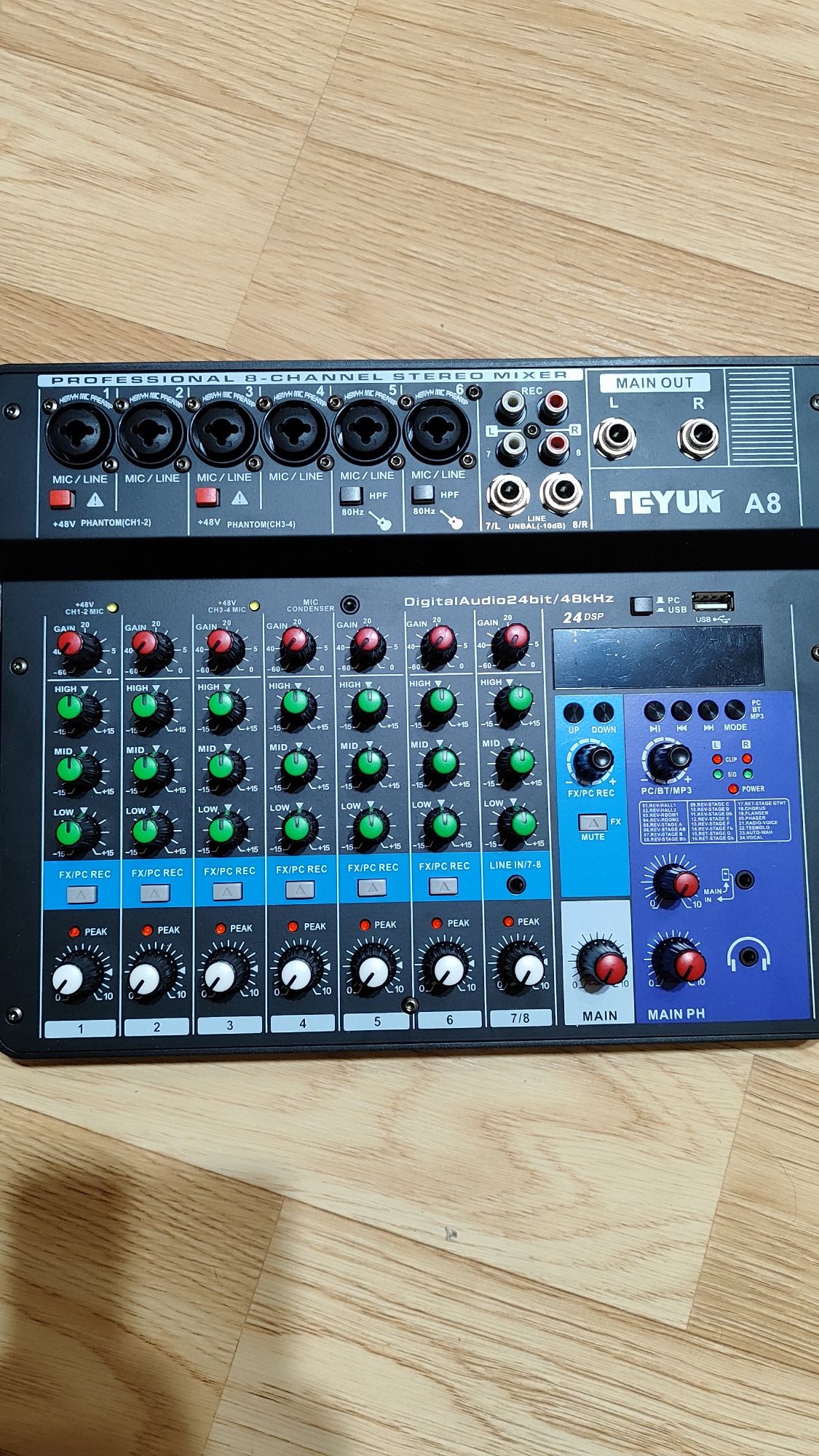 Nowy mikser audio Teyun