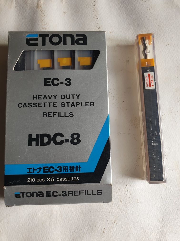 Zszywki ETONA HDC8 Staples (FOR EC-3) 8mm - Yellow