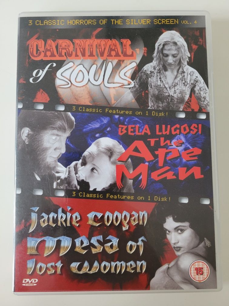 DVD Carnival of Souls The Ape Man Mesa of Lost Woman Karnawał Dusz