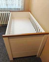 Łóżko drewniane białe dla dziecka