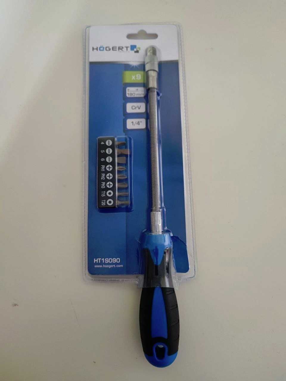 Hogert Technik HT1S090 Chave de fendas com bits