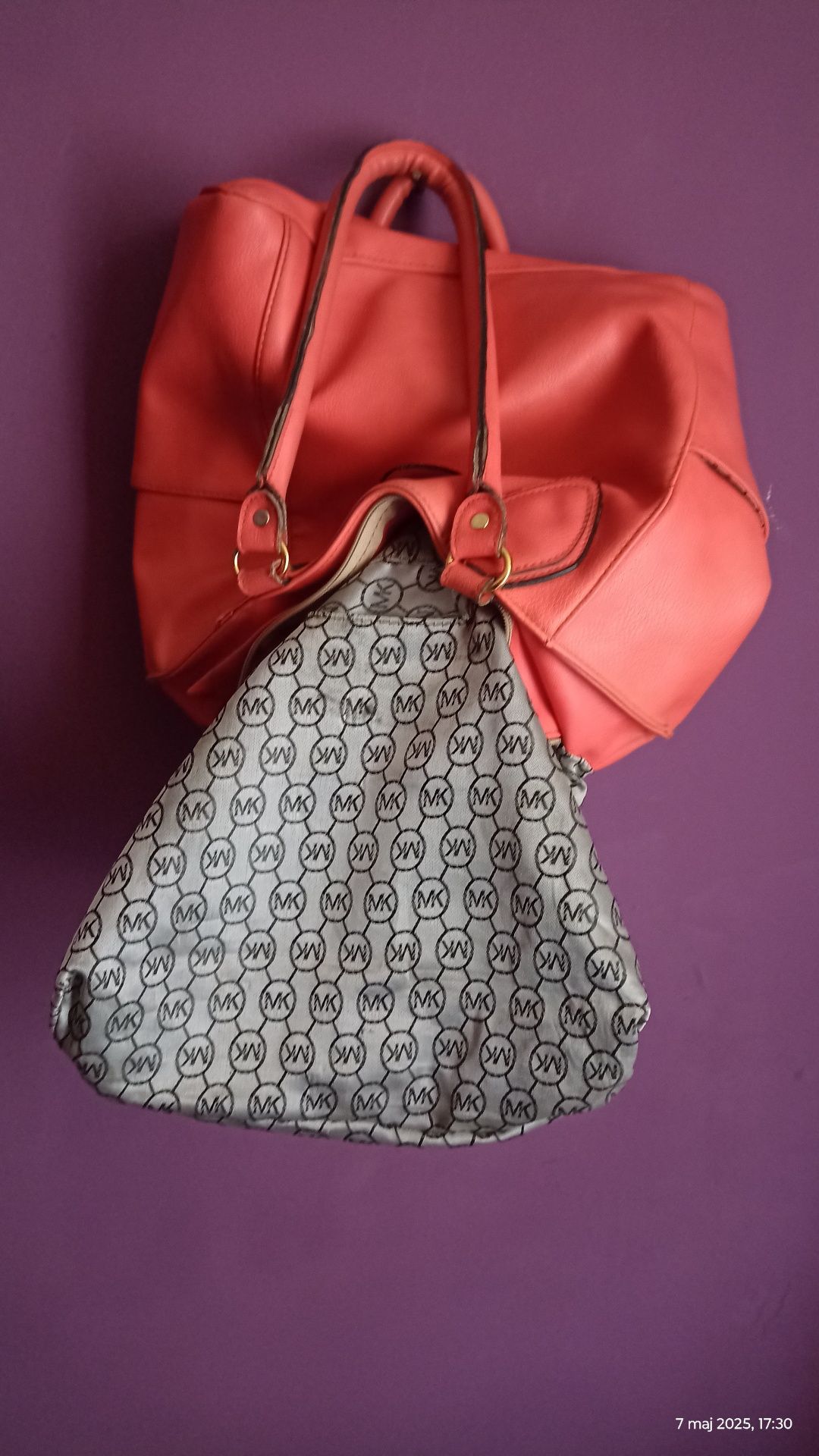 Torebka MICHAEL MICHAEL KORS - Jet Set 30F2GTTT8L Grapfruit