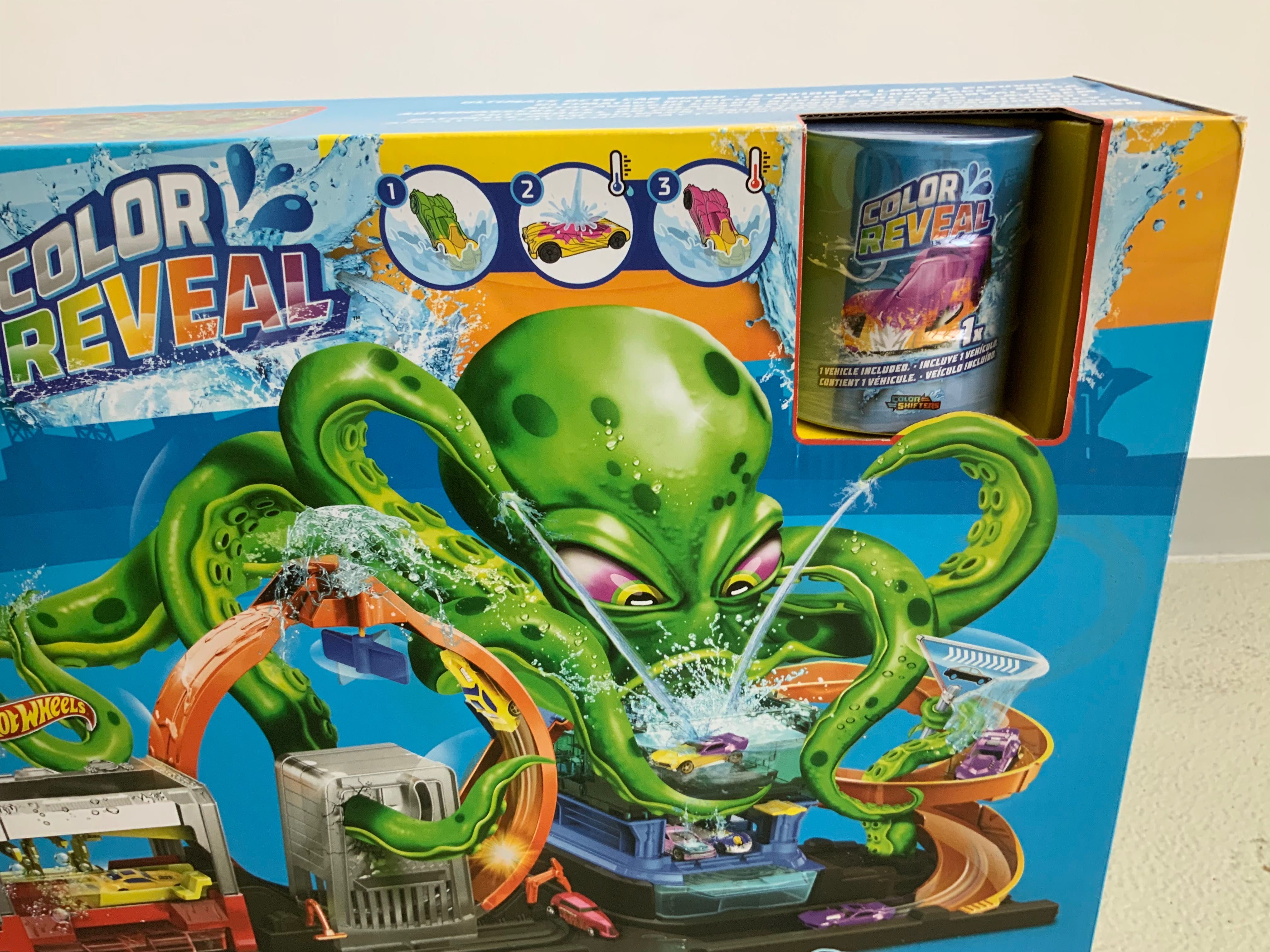 Hot Wheels City megamyjnia atak ośmiornicy ośmiornica