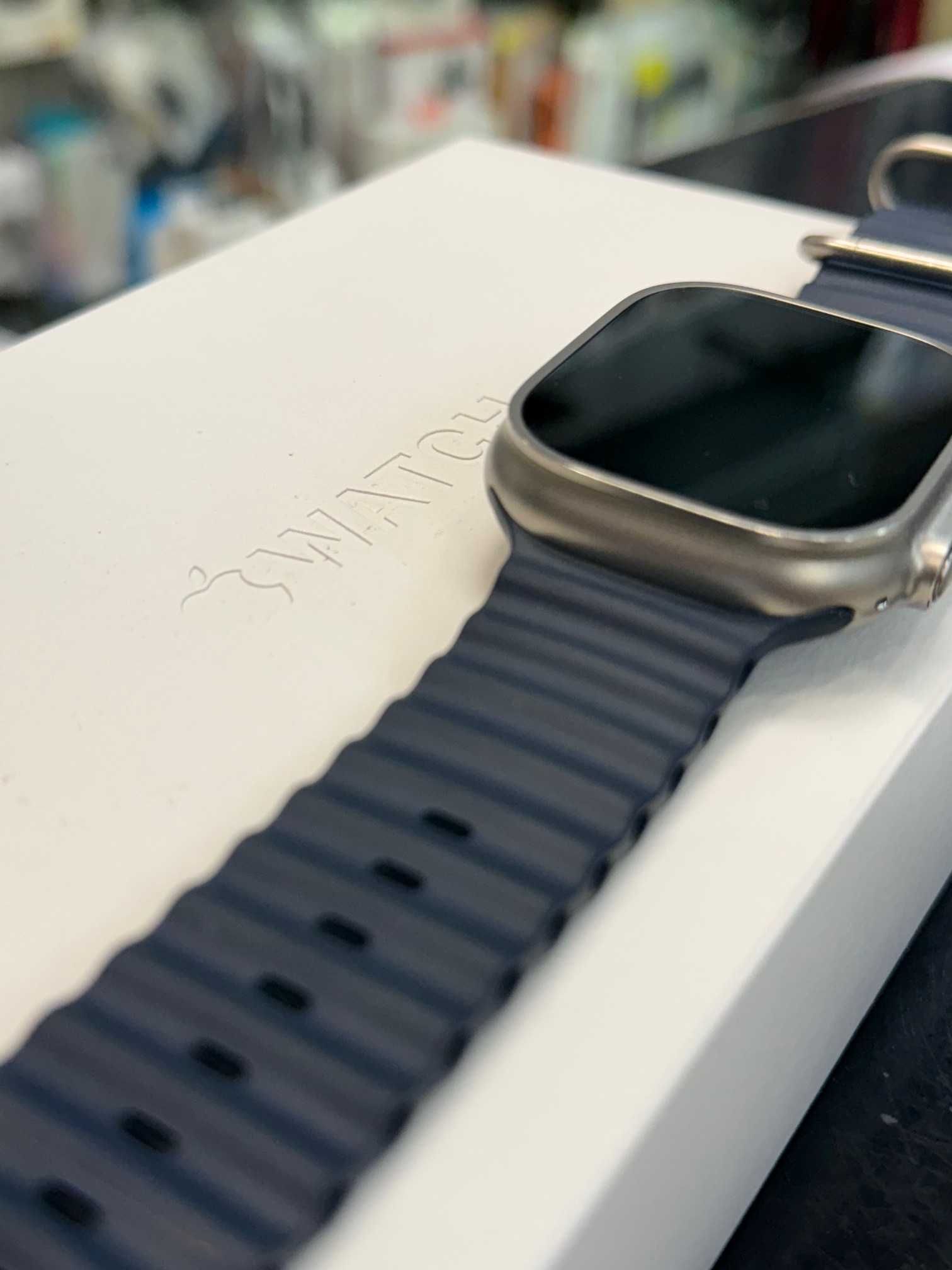 Apple Watch Ultra 2 49mm 98% bateria Titanium Blue Ocea A2986 CELLULAR