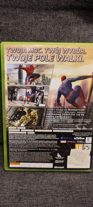 Niesamowity Spiderman PL, The Amazing Spider-Man Xbox 360