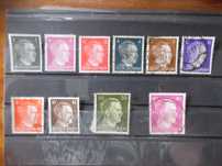 Selos Alemanha Nazi 1939/45-Cabeça de Hitler novos e usados